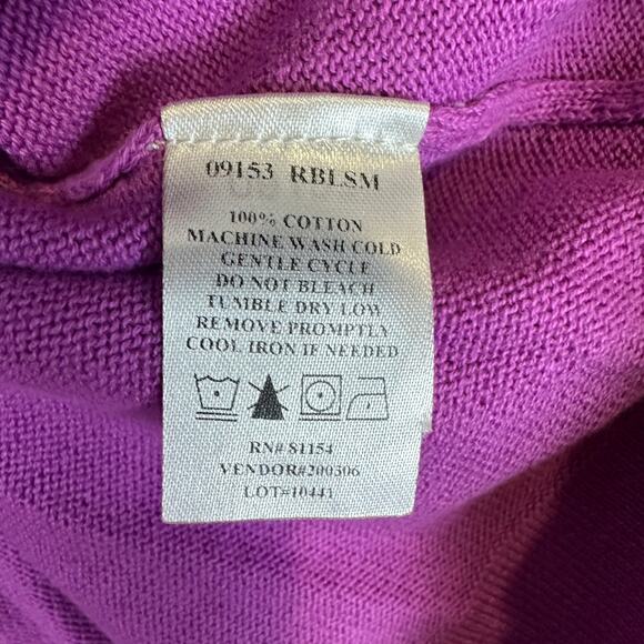 Chadwicks of Boston Purple Long Button-up Y2K Cardigan - Size 1X - Picture 4 of 7